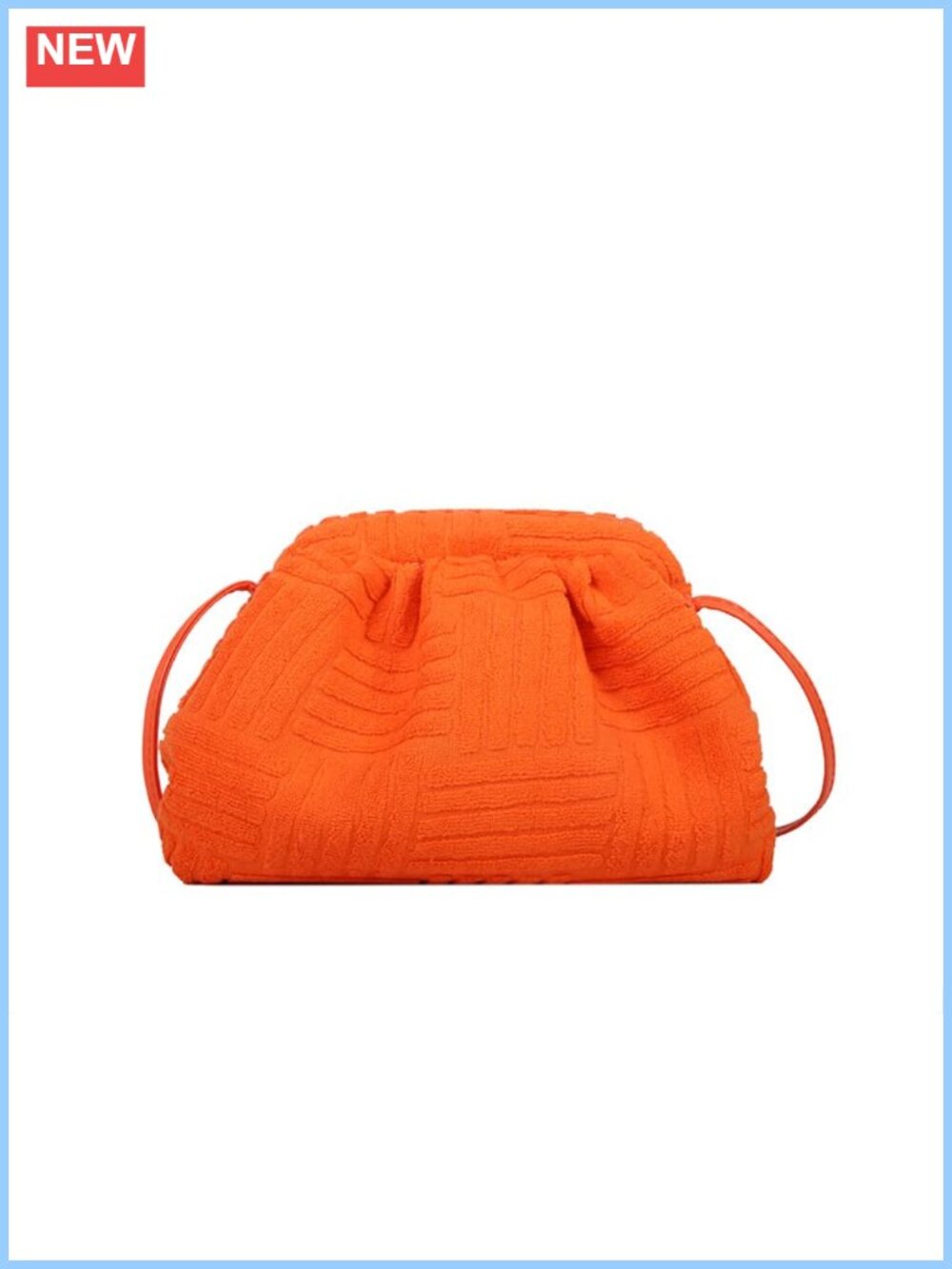 Plush Pleated Dumpling Shoulder Bag Y2K Soft Cloud Tote Purse